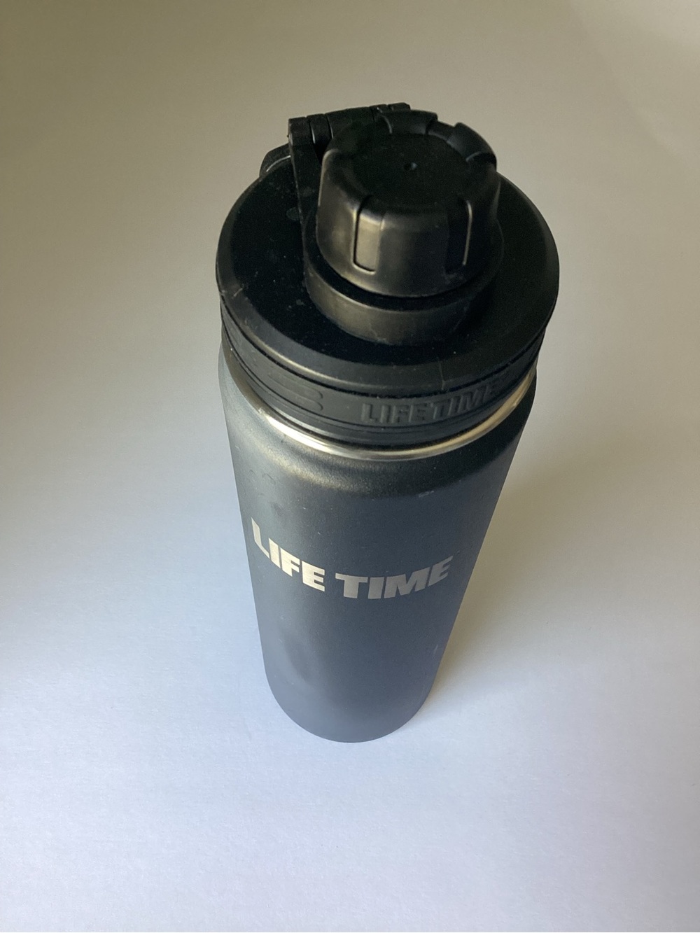 LIFE TIME Insulated Water Bottle - Black